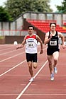 884 Marc Elliott (Gateshead) and Andy Richardson (Tynedale) battle for the line, North East Championships, Gateshead
